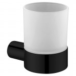 SS Round Matte Black Tumbler Holder